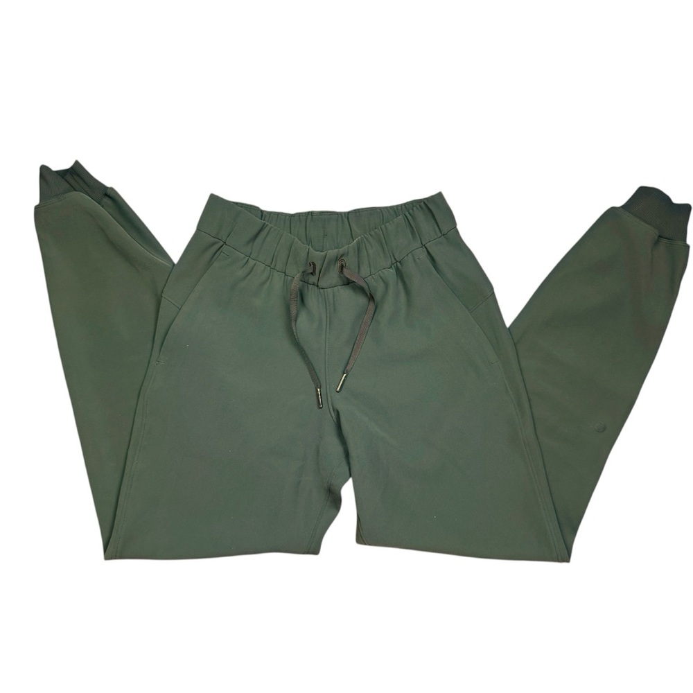Lululemon Jogger Pants On The Fly Dark Olive Green Size 2